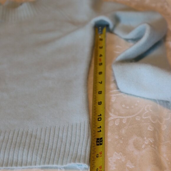 Lucidity Long Sleeve Soft Scoop Neck Mint Green Sweater Cozy Casual Pastel XL - Picture 9 of 12